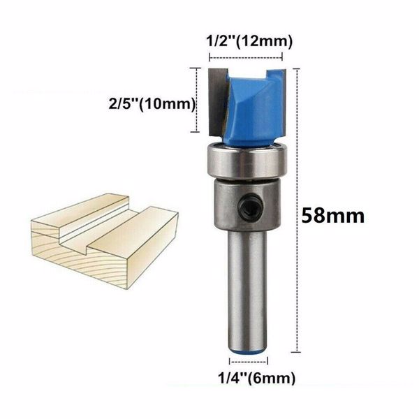 4pcs1/4 英寸带轴承铣刀-3