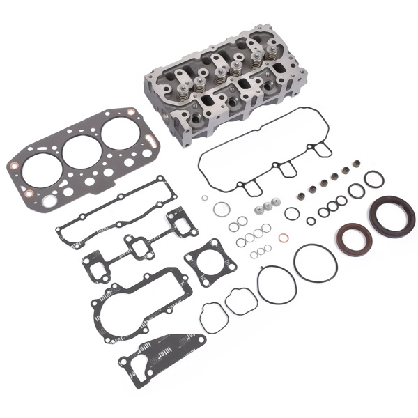 缸盖总成 Complete Cylinder Head & Full Gasket Kit for Yanmar 3TNV70 3TNV70-ASA 3TNV70-HGE 3TNV70-XBV Engine VIO10-2 VIO15-2A VIO15-3 Digger John Deere Gator XUV 850D Hitachi ZX17U-2 ZAXIS17U-2 Excavators-2