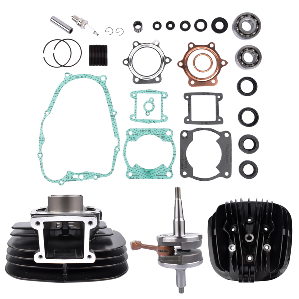 摩托车气缸 For Yamaha Blaster 200 66mm Piston Cylinder Crank Motor Rebuild Gasket Seal Kit-5