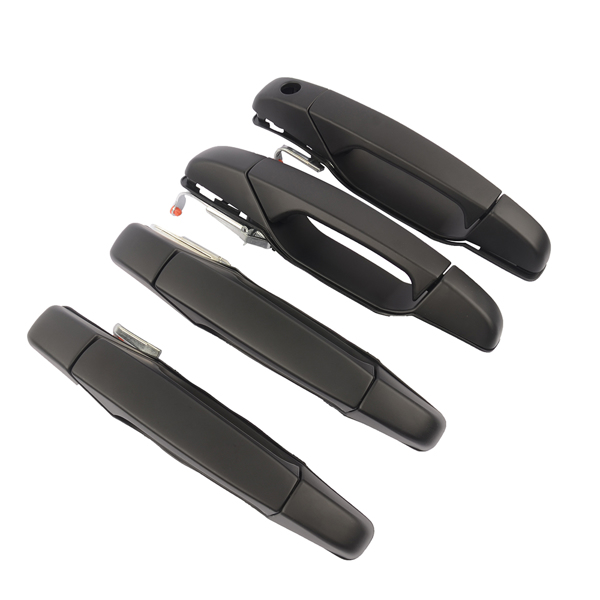 门把手 4Pcs Black Exterior Door Handles for Chevy Silverado 2500 GMC Sierra 2007-2009-3