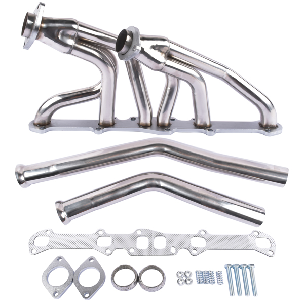 排气歧管 Stainless Steel Performance Exhaust Headers For Ford Merc L6 144/170/200/250 CID-4