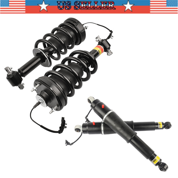  减震器 2 Front Strut Assys + 2 Rear Shock Absorbers for Cadillac Escalade Chevrolet Suburban Tahoe GMC Yukon 2015-2020 84977478 23151122 23290660-6