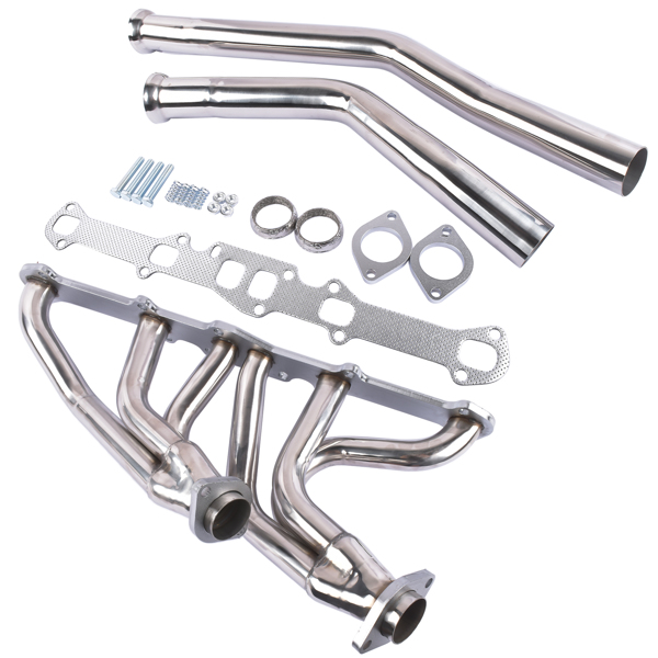 排气歧管 Stainless Steel Performance Exhaust Headers For Ford Merc L6 144/170/200/250 CID-5