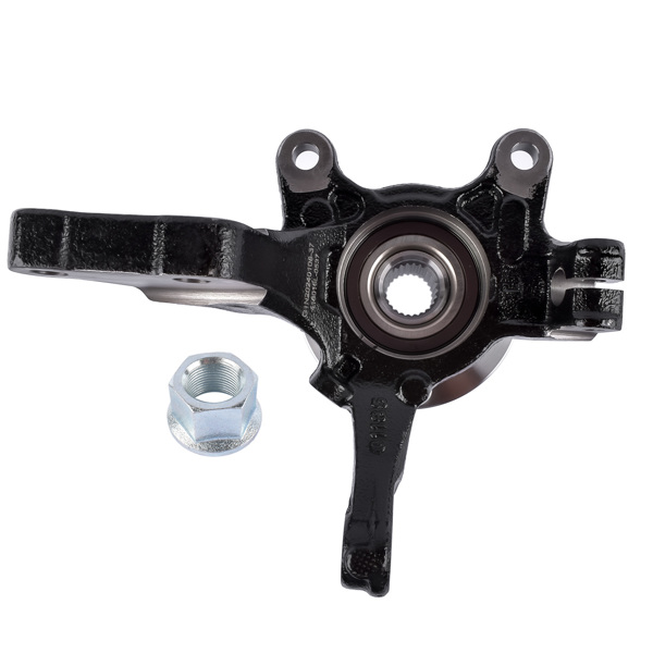 转向节总成 Front Left LH Wheel Hub Bearing Knuckle Assembly Fits for Nissan Versa 1.6 S SL SV Note 1.6L L4 2014-2019 BR935009LK 9530100-6