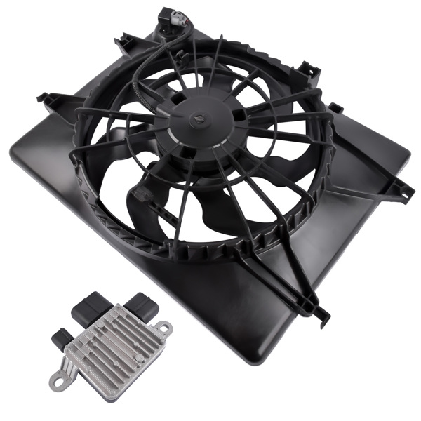 散热器风扇 Radiator Condenser Fan Assembly 253802T500 for Hyundai Sonata Kia Optima 2.4L l4-7