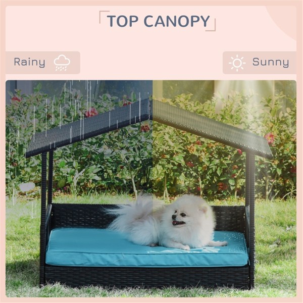 Dog Bed/ Dog House  /  Rattan Pet Sofa ( Amazon Shipping)（Prohibited by WalMart）-7