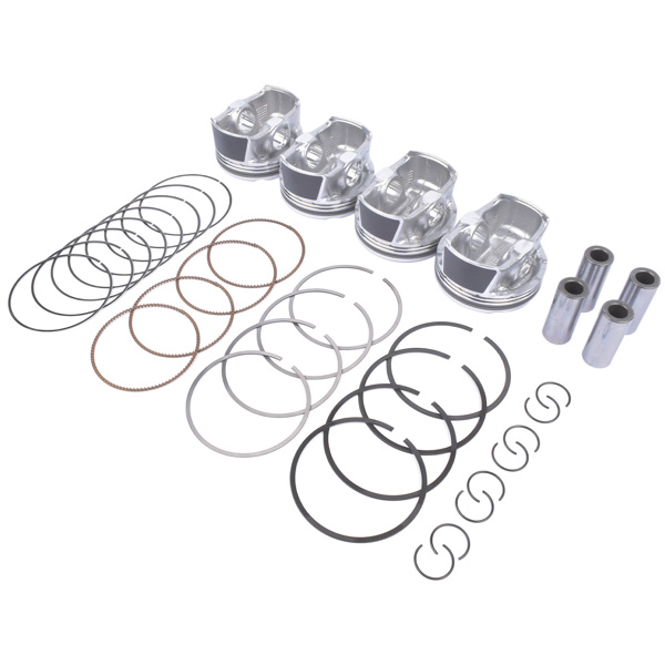 活塞套装 4 x Piston & Rings Kit For Kia Soul Forte Forte5 Hyundai Tucson Elantra 2.0L L4 2014-2018-4