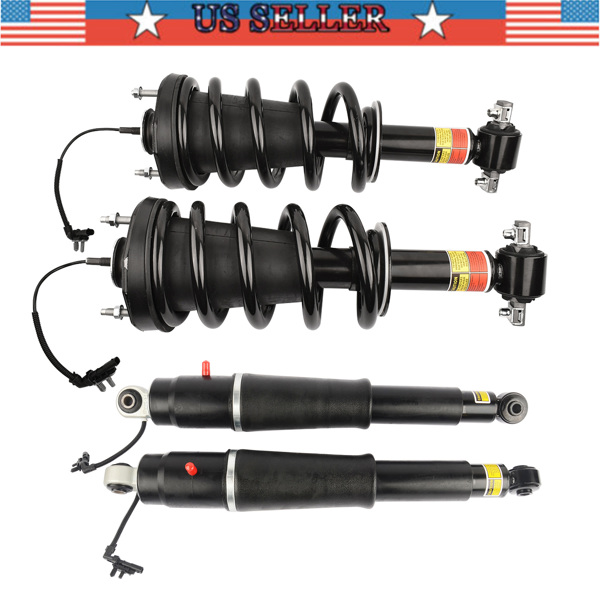  减震器 2 Front Strut Assys + 2 Rear Shock Absorbers for Cadillac Escalade Chevrolet Suburban Tahoe GMC Yukon 2015-2020 84977478 23151122 23290660-1