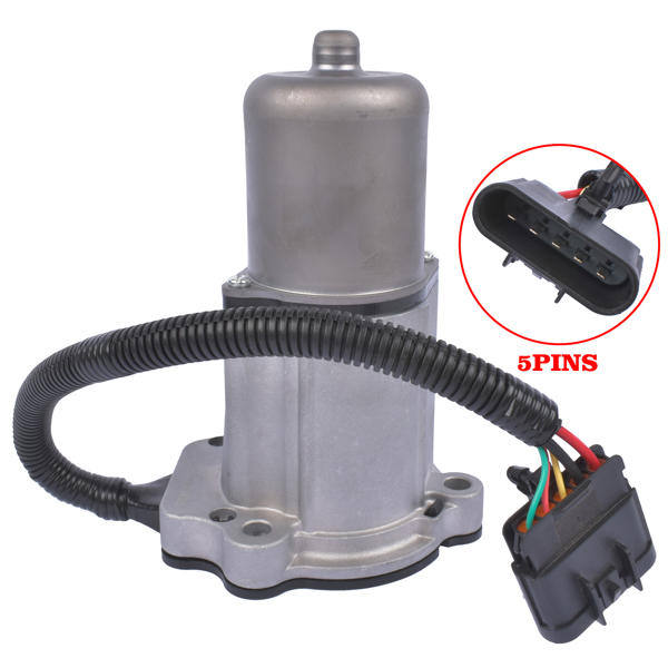 分动箱电机 Transfer Case Motor 5 PIN Rectangle Connector for 2002-2009 Buick Rainier CXL,CXL Plus 4.2L L6 5.3L V8 Chevy Trailblazer SS 6.0L V8 Olds Bravada Base 4.2L L6 Gas 89059278-6