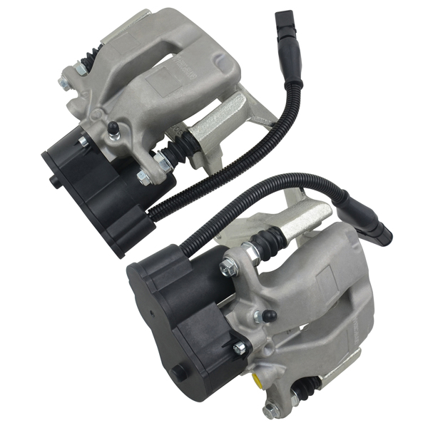 刹车钳 2x Electric Brake Calipers w/ Motor Rear for Audi A8 Quattro Sedan 4-Door 2002-2010 4E0615403B 4E0615404B-4