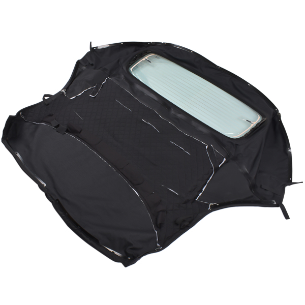 软顶敞篷 For Audi TT Quattro 2-Door 2007-2013 Convertible Soft Top w/ Black Glass Window-7