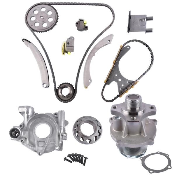 正时链条套装 Timing Chain Kit + Water Pump + Oil Pump For Chevy Colorado GMC Canyon Hummer H3 Isuzu i-290 i-370 2.9L 3.7L-1