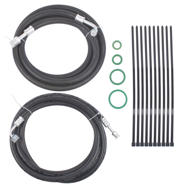 交流管路组空调软管 For Chevrolet Suburban 1500 Tahoe GMC Yukon 1994-1999 Rear Aux A/C Hoses Lines Kit 15006283-5