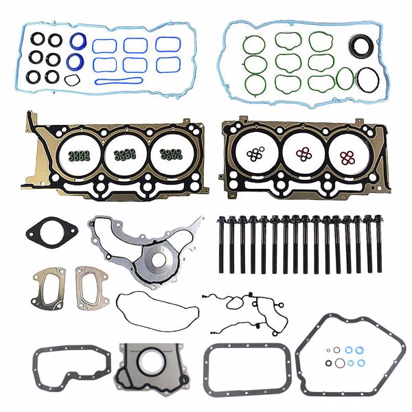 发动机大修包 Fits 2011-2015 Chrysler Dodge Jeep Ram 3.6L VIN G Full Head Gasket Bolts Set-4