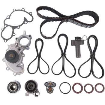 发动机正时皮带修理包 Timing Belt Kit W/ Water Pump for Toyota T100 Tacoma Tundra 4Runner 5VZFE 3.4L 1350362040 1350562070