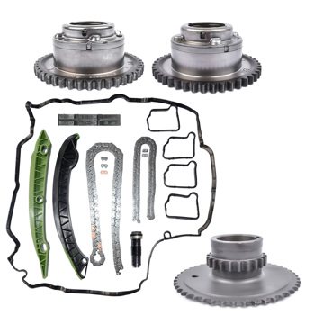 凸轮轴调节器 Timing Chain Kit w/ Camshaft Adjuster for Mercedes M271 C200 C250 C180 E200 E250 CGI 1.8L 2710501400