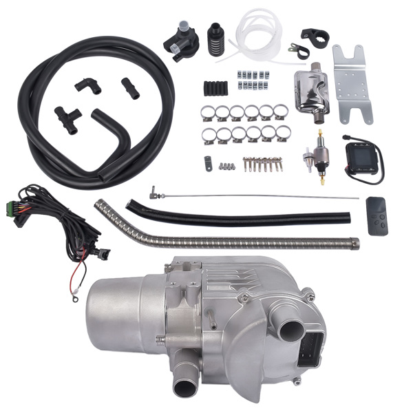 加温器总成 Gasoline Diesel Water Heater Kit 12V 5000W 0.42l/h for Boat RV Trailers Van Cars-3