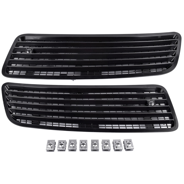 机盖风口 Pair Left & Right Side Hood Air Vent Grille Cover for Mercedes W221 S550 2007-2013-3