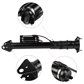 减震器 Rear Air Suspension Shock Strut w/ ADS For Mercedes-Benz X164 GL320 GL350 GL550 W164 ML320 ML350 ML550 1643200731 1643202031 1643202731