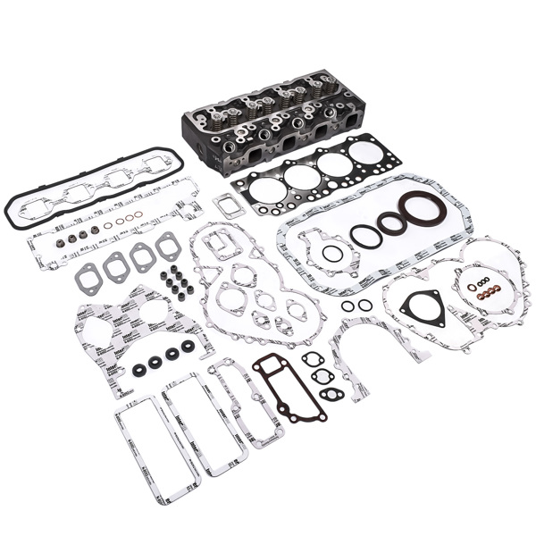 缸盖总成 Cylinder Head & Gasket Set for Isuzu NPR NQR Truck 1992-1998 w/ 4BD2 3.9L Engine-2