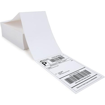 1000个自粘4“x 6”热敏纸运输标签，热敏打印机使用500个邮寄标签，一沓500张，共两沓（周末不发货，禁售亚马逊）