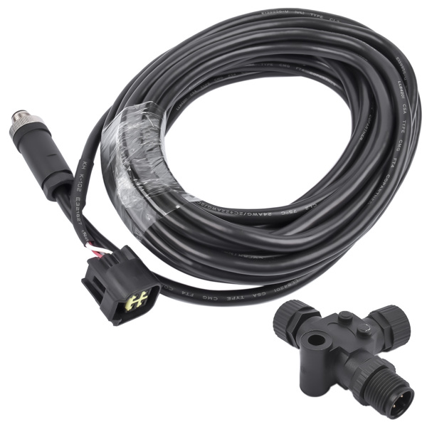  发动机接口电缆 Engine Interface Cable with "T" Kit 4-Pin Connector for Yamaha NMEA 2000 7 Meter-7