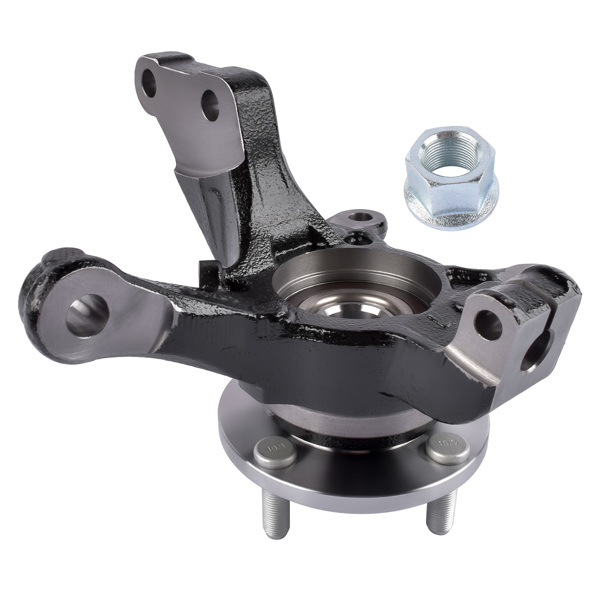 转向节总成 Front Left LH Wheel Hub Bearing Knuckle Assembly Fits for Nissan Versa 1.6 S SL SV Note 1.6L L4 2014-2019 BR935009LK 9530100-3