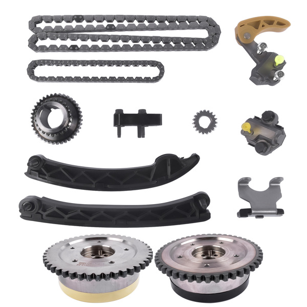 正时链条套装 Timing Chain Kit VVT Sprockets for Buick Envision Regal Cadillac ATS Chevrolet Camaro Malibu GMC 2.0L 2013-2022 12627107 12627109 12627114 12638661-5