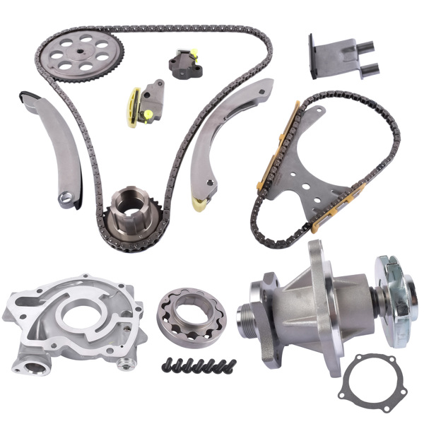 正时链条套装 Timing Chain Kit + Water Pump + Oil Pump For Chevy Colorado GMC Canyon Hummer H3 Isuzu i-290 i-370 2.9L 3.7L-2