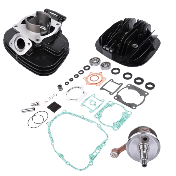 摩托车气缸 For Yamaha Blaster 200 66mm Piston Cylinder Crank Motor Rebuild Gasket Seal Kit-3