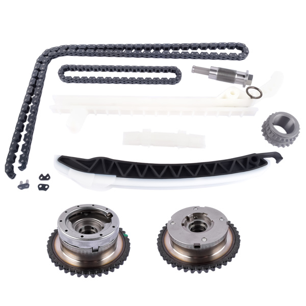  凸轮轴调节器正时链条套装 Timing Chain Kit Pair VVT Gears for Mercedes CLA250 E250 GLK200 C300 M270 M274-7