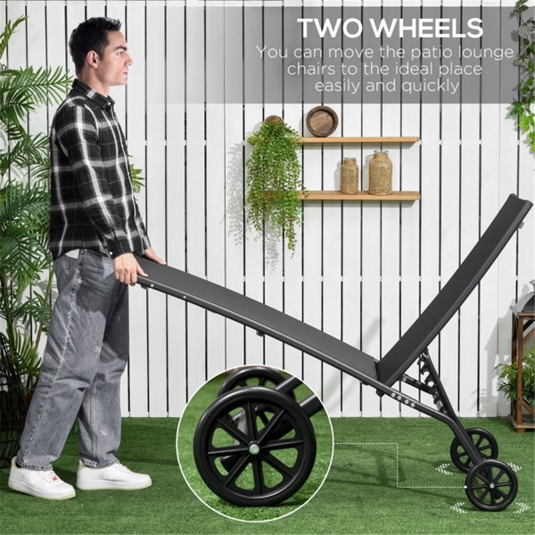 Folding Lounge Chairs / beach chair ( Amazon Shipping)（Prohibited by WalMart）-5