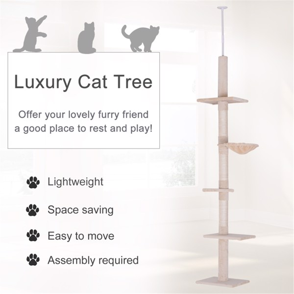 猫舍/木制猫屋/猫爬塔/猫树 （ Amazon Shipping）（WalMart禁售）（周末不发货）-6