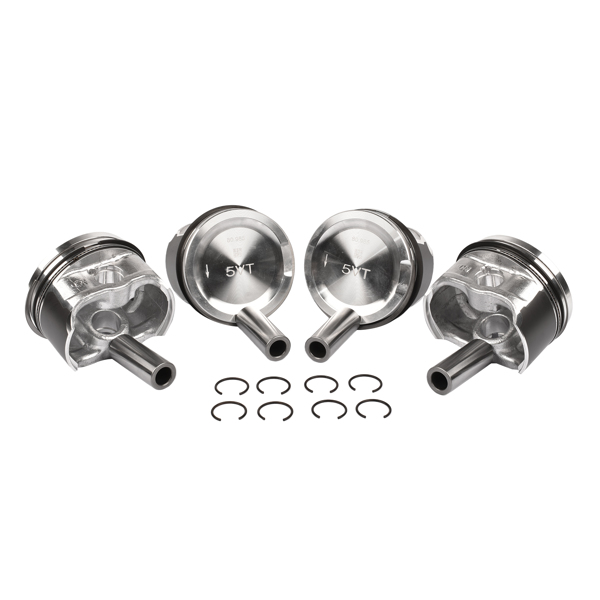 活塞环套装 4Pcs Pistons STD Set for Audi A4 TT Quattro VW Golf Bora Passat 1.8L 06B107065N-6