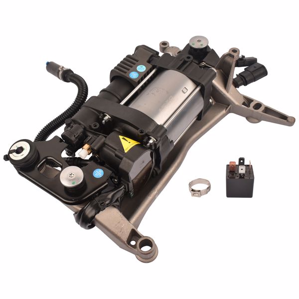 打气泵 Air Suspension Compressor Pump w/Relay For Porsche Cayenne 958/92A 2011-2018-5