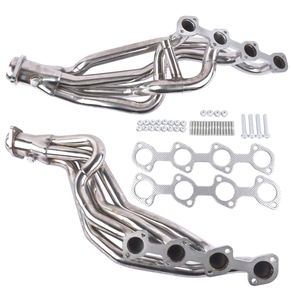 排气歧管 Exhaust Headers Kit Stainless Steel for Ford Mustang GT 4.6L V8 1996-2004-3