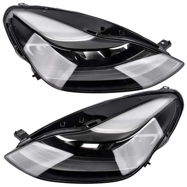 大灯 Headlight Light Lamp For Tesla Model 3 Y Front Driver&Passenger Left & Right Side Matrix LED 2021-2023 1514952-00-C 151495200C 1514953-00-C 151495300C-5