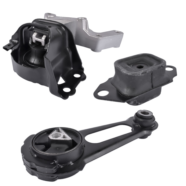 发动机支架 3Pcs Engine & Trans Mount w/ Bracket for Nissan Versa/Versa Note 1.6L 2012-2019 112101HS0A 113601HC0B 112201HA0B-4