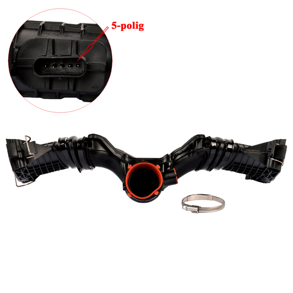  空气流量计 5 PIN Air Cleaner Intake-Duct Hose 6420902242 for Benz ML350 4Matic 2012-2014 V6-2