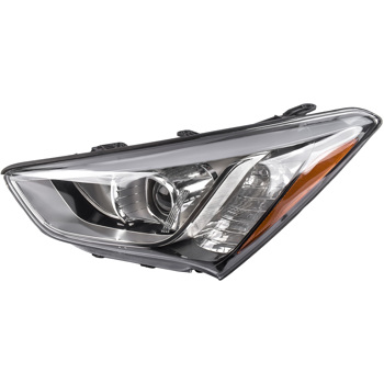  大灯 Headlight Headlamp For 2013-2016 Hyundai Santa Fe Sport Left Driver Side Halogen