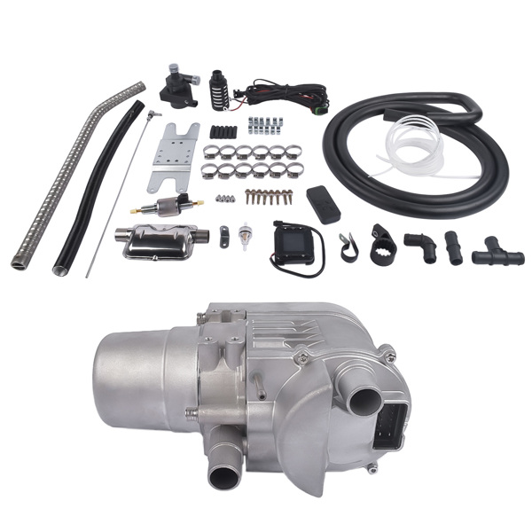 加温器总成 Gasoline Diesel Water Heater Kit 12V 5000W 0.42l/h for Boat RV Trailers Van Cars-2