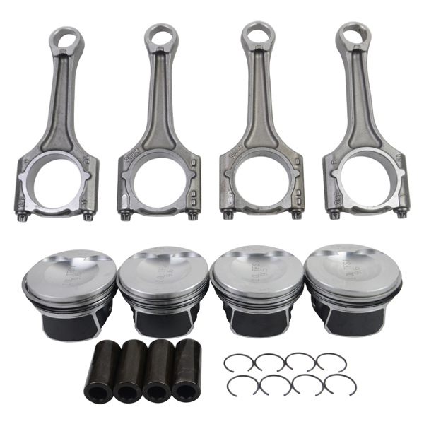 活塞 Pistons Connecting Rods 23mm Set For 2.0 TFSI Audi VW A4 Q5 Jetta GTI CAE CCTA 06H198401A 06J198401D-5