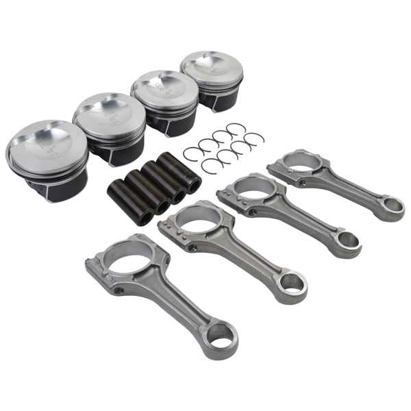 活塞 Pistons Connecting Rods 23mm Set For 2.0 TFSI Audi VW A4 Q5 Jetta GTI CAE CCTA 06H198401A 06J198401D-8