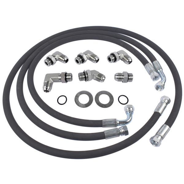 变速箱冷却管 Transmission Cooler Lines/Hoses For 2006-2010 Chevy & GMC 2500 & 3500 Applications with 6.6L LLY LBZ & LMM Duramax Diesel Engine-3