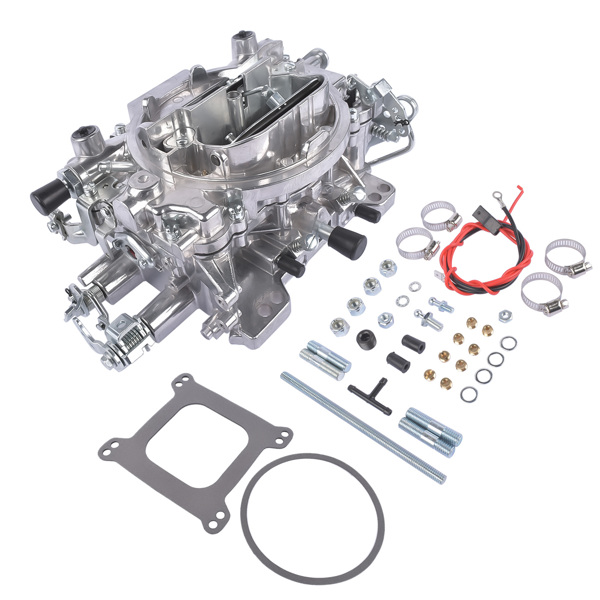 化油器 650 CFM Carb Carburetor for 1905 AVS2 4-Barrel Manual Choke Annular Flow Booster-3