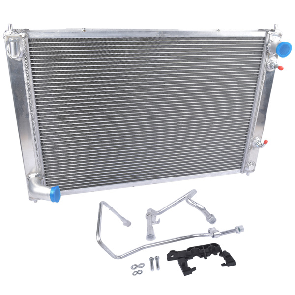 中冷器 Radiator Includes Condenser for Nissan 370Z 3.7L Infiniti G25 2.5L G35 3.5L V6-7