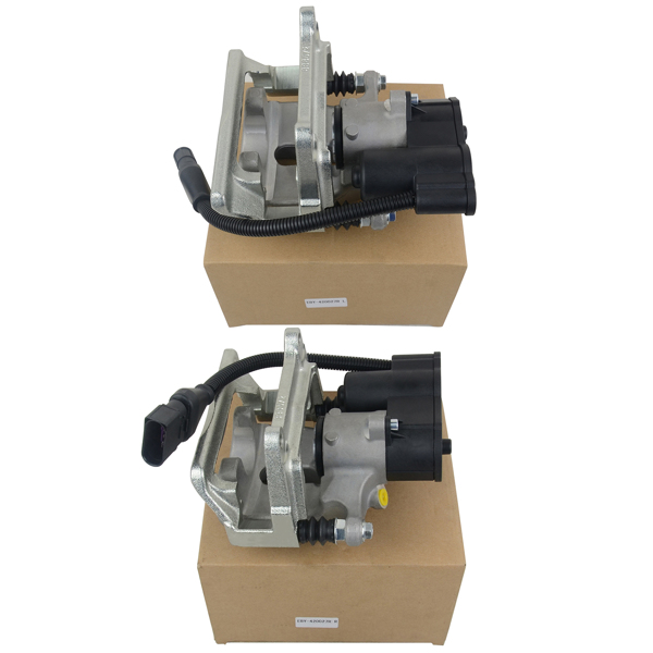 刹车钳 2x Electric Brake Calipers w/ Motor Rear for Audi A8 Quattro Sedan 4-Door 2002-2010 4E0615403B 4E0615404B-3