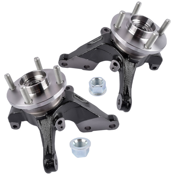 转向节总成 Front Left & Right LH & RH Wheel Bearing Hub Knuckle Assembly For Nissan Versa 1.6 S SL SV Note 1.6L L4 2014-2019 BR935010LK 9530200 BR935009LK 9530100-6