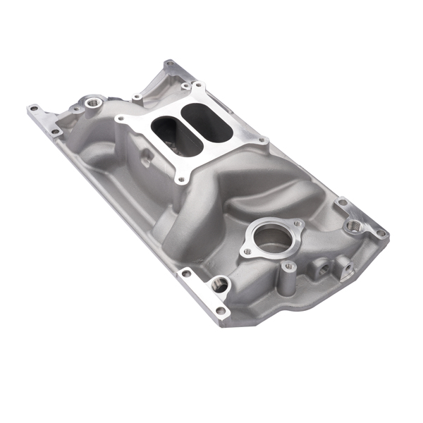 进气歧管 7116 Performer RPM Intake Manifold for Small Block Chevy Vortec Dual Plane 1500-6500 RPM-5