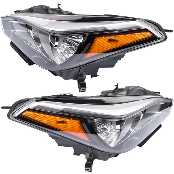 汽车大灯 Pair Front Headlight Headlamp Assembly Non AFS Full LED For Infiniti Q70 Sedan 2015-2019 Driver+Passenger Side 260604AP0A 260604AP0B 260104AP0A 260104AP0B-4